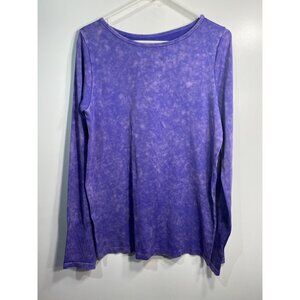 under control womens purple shirt plus size 3X XXXL long sleeve